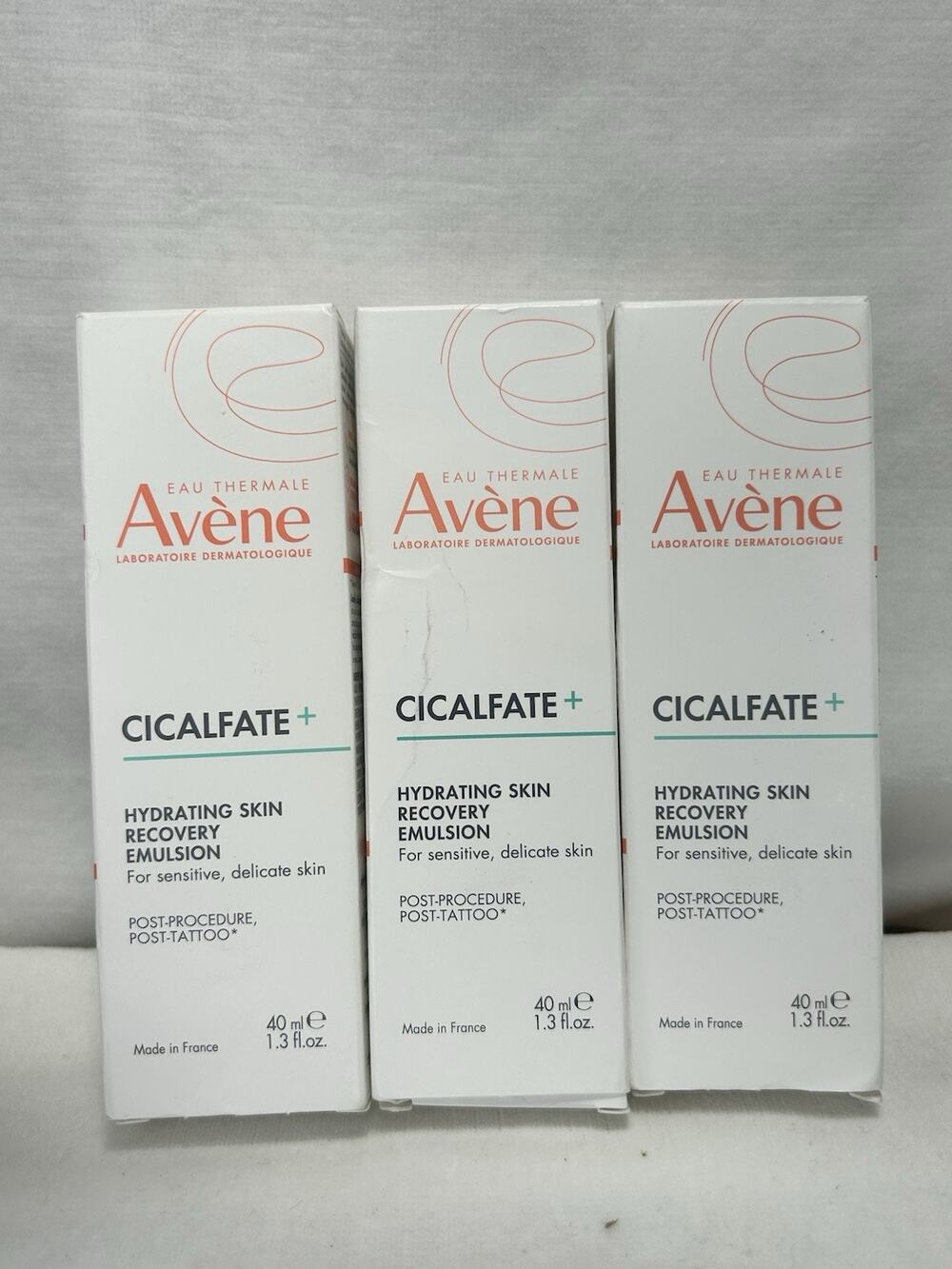 3 Avene Cicalfate+ Intensive Skin Restorative Serum MiniTravel 10ml Ea Exp 11/26